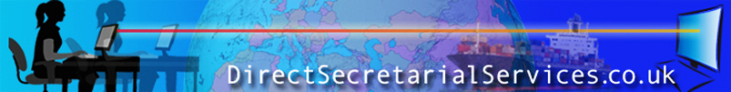 Image for Online Secretarial Services that include Export Documentation and Letters of Credit, audio and copy typing, Powerpoint presentations, digital transcription, spreadsheet preparation and much more.